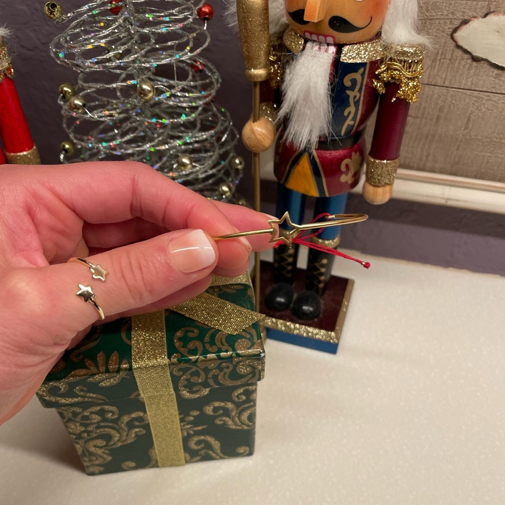 Double Star Adjustable Ring & Star Bracelet - image 2